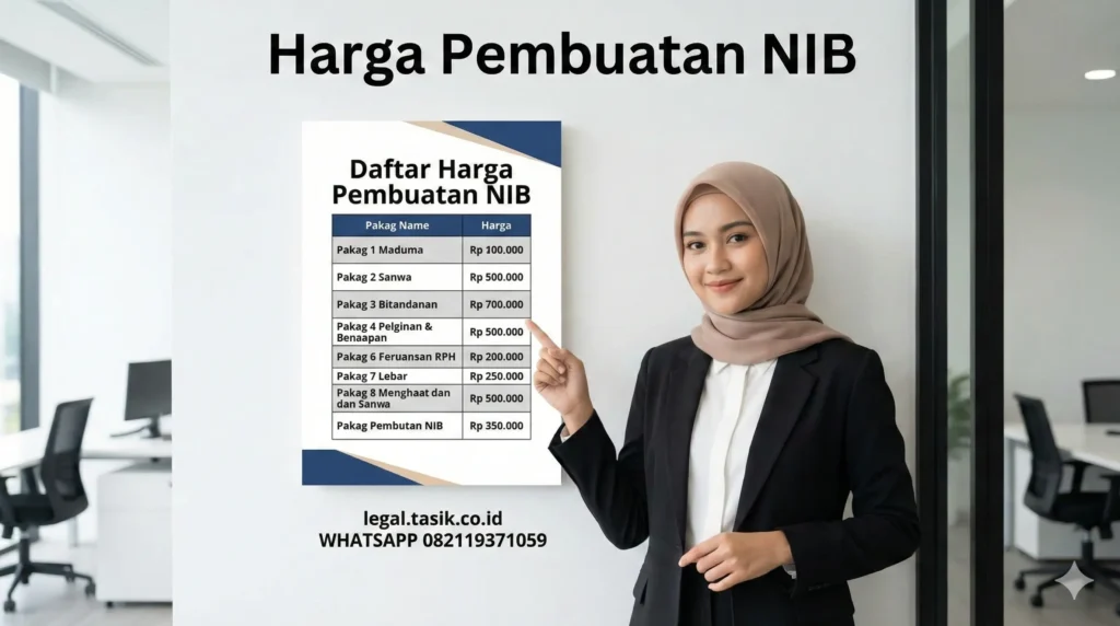 Harga Pembuatan NIB