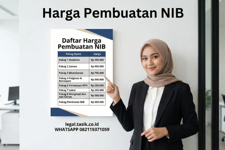 Harga Pembuatan NIB